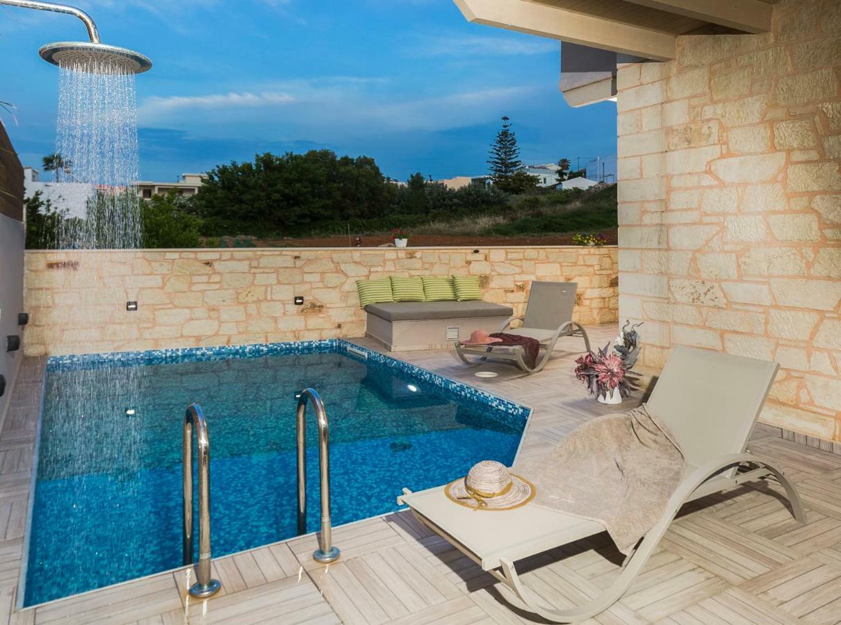 Villa Sirocos Stalos Bagian luar foto